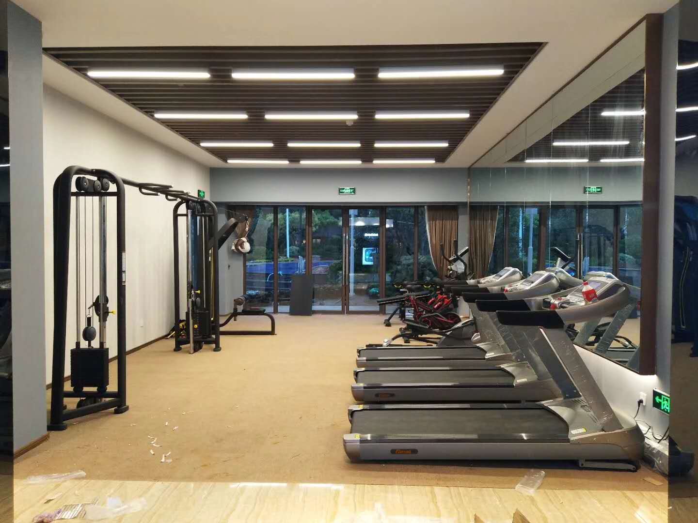 湖南德州陵城区碧桂园健身器材 香蕉视频在线观看免费地产健身房案例