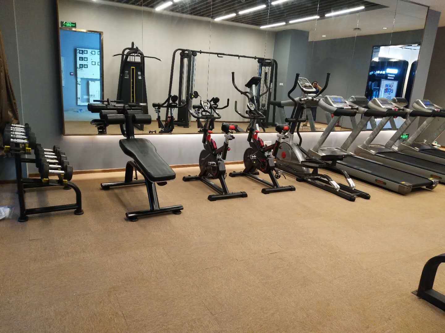湖南德州陵城区碧桂园健身器材 香蕉视频在线观看免费地产健身房案例